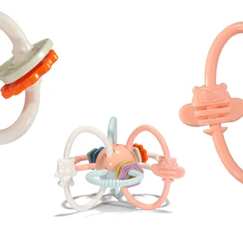 

Baby Rattle Toys Early Educational Supplies Bed Bell Molar Toys Newborn Hand Bells Kids Hand Gripping Ball Teether Toys