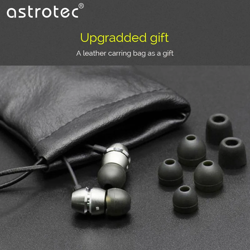 Astrotec AM700M Оригинальный стерео наушники с микрофоном 3 5 мм для смартфонов