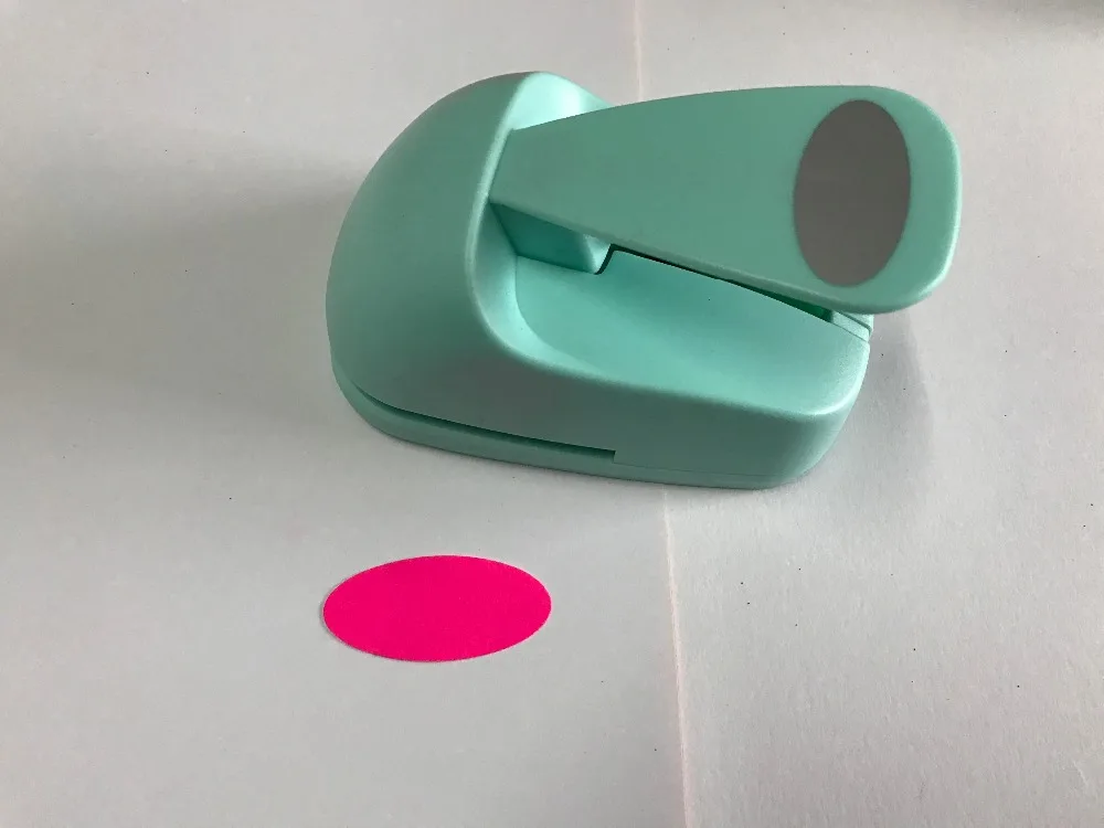 free ship 2 inch(50mm)oval design of paper punch crafts punch for