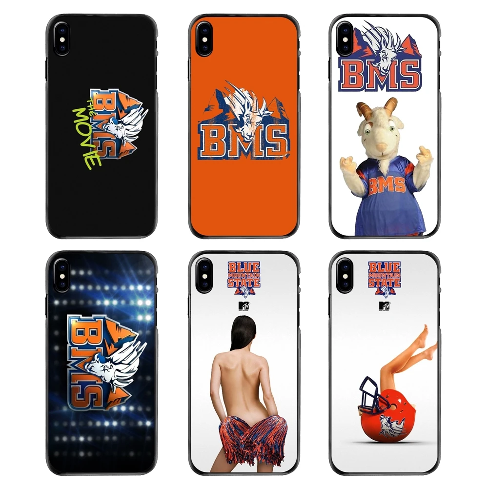 Для iPhone 4 4S 5 5S 5C SE 6 6S 7 8 Plus X XR XS Max iPod Touch Аксессуары для кожи BMS Blue Mountain State логотип