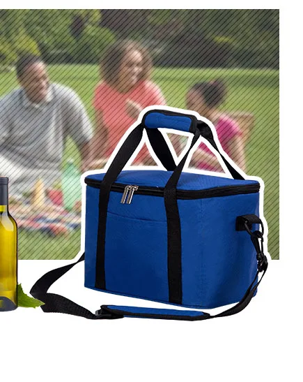 20L Большая водонепроницаемая Термосумка для пикника, большая коробка для льда, новая упаковка, изоляционная сумка, пакет для еды, Изолированная крутая сумка 23 - Цвет: BLUE