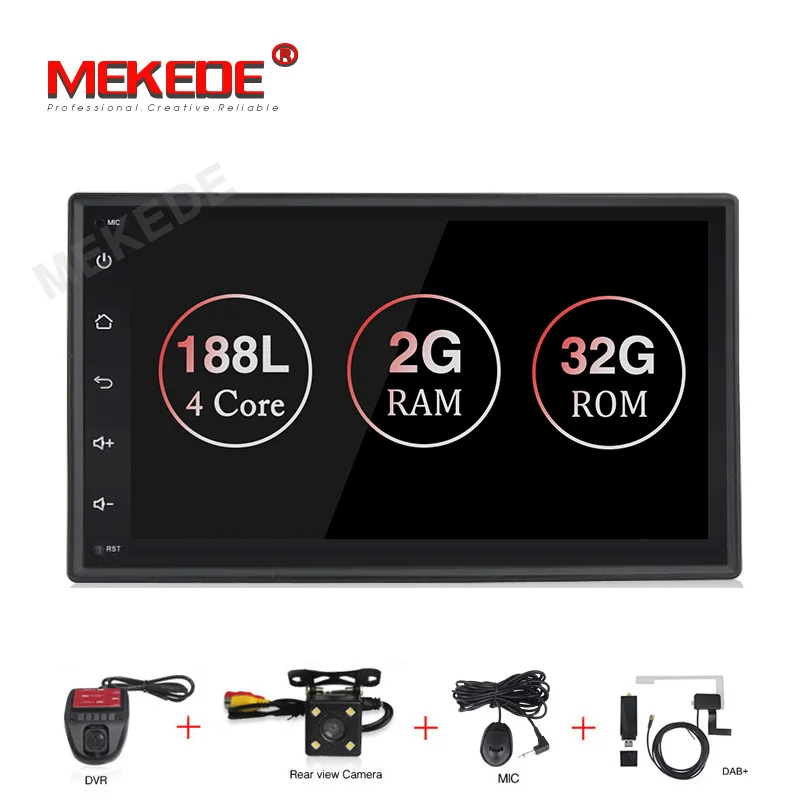 

mekede Android 9.1 Car DVD Player radio For Nissan Volkswagen TOYOTA Honda KIA Hyundai Lada mazda Universal Car GPS Navigation