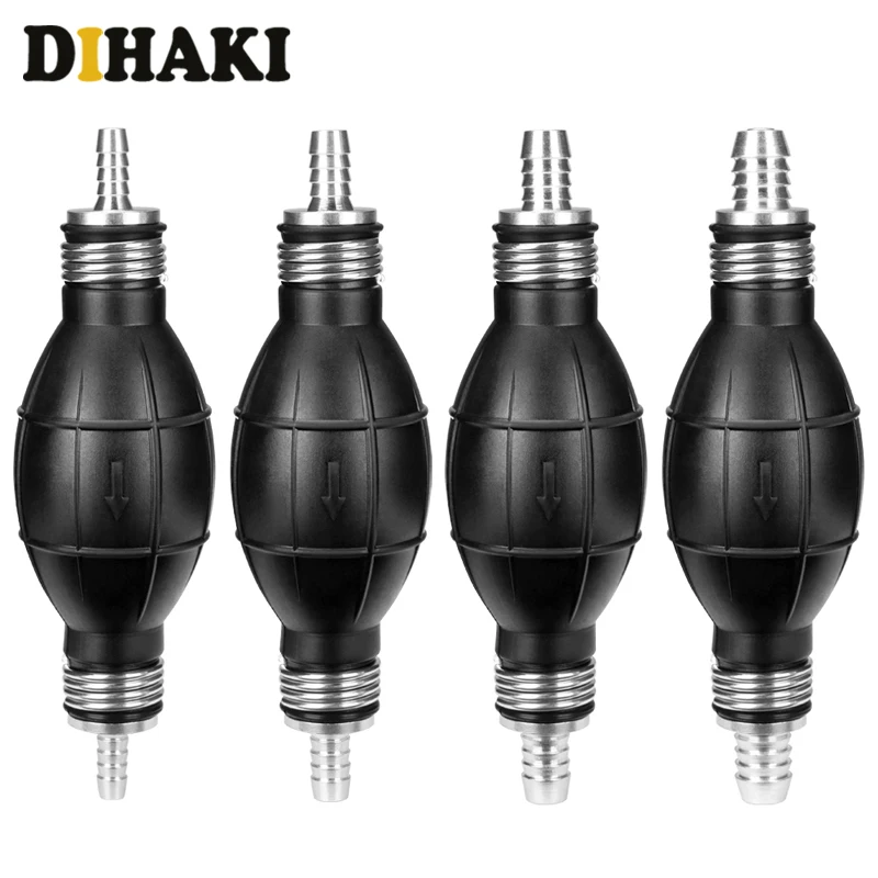 Replacement Parts Qiilu Professional Fuel Line Pump 12mm Rubber Fuel Transfer Vacuum Fueling