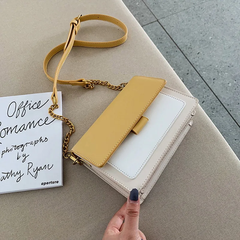 

WENYUJH Drop Shipping 2019 New Fashion Women's Single Shoulder Bag Adjustable Shoulder Strap Metal Small Square Bag Handbag