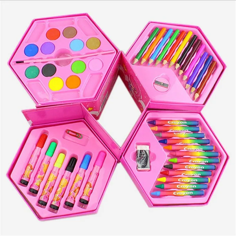 46PCS Pack Baby Painting Toys Kids Doodle Toys Child Learing Drawing