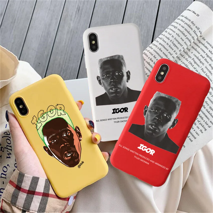 

Tyler, the Creator IGOR Case For iPhone X 7 Plus XS 10 Case Silicone Phone Cover case For iPhone 6S 8 6 Plus XS Max Case