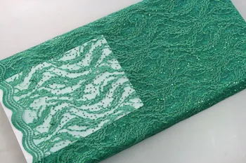 

AFRICAN LACE FABRIC 2019 HIGH QUALITY NET LACE WITH SEQUINS