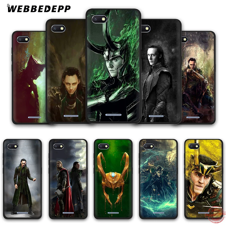 

WEBBEDEPP Loki Thor Soft Phone Case for Redmi Note 8 7 6 5 Pro 4A 5A 6A 4X 5 Plus S2 Go Cases