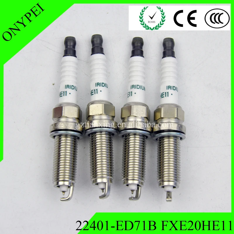 

22401-ED71B FXE20HE11 Dual Iridium Spark Plug For Nissan Versa 2009-2010 1.6 22401ED71B FXE20HE-11 22401 ED71B FXE20HE 11