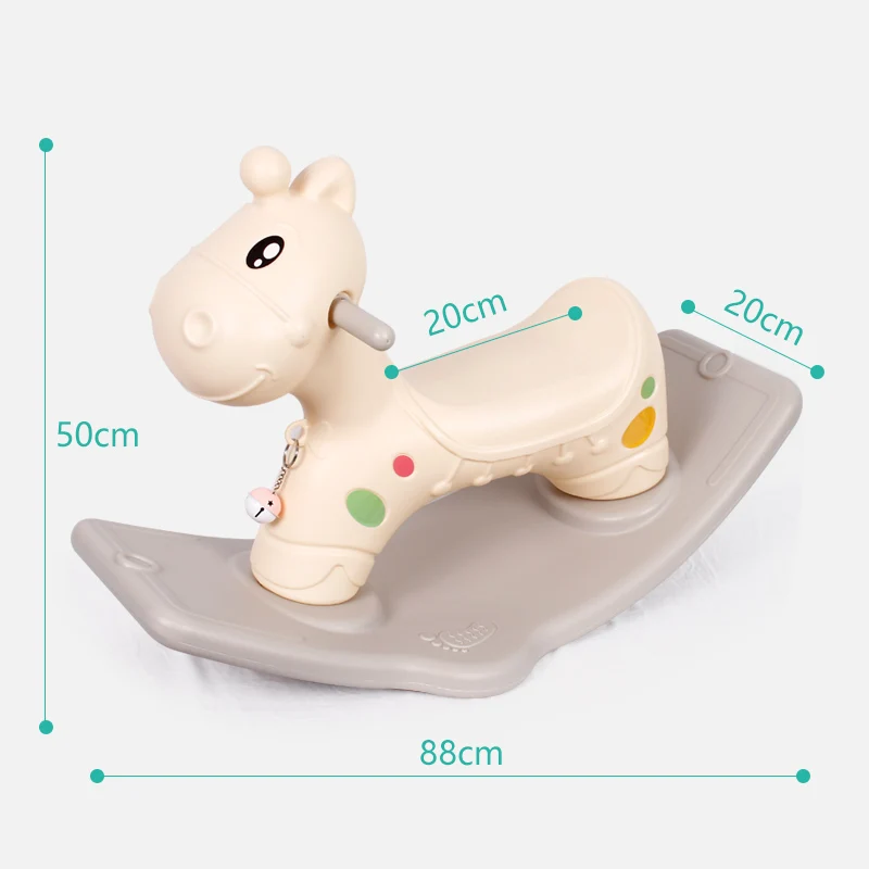 Cute Plastic Animals Deer Rocking Horse Rocking Pony Ride On Car Baby Room Toy with Music Riding Rocking Chair For Kids Infant Cute Plastic Animals Deer Rocking Horse Rocking Pony Ride On Car Baby Room Toy with Music Riding Rocking Chair For Kids Infant