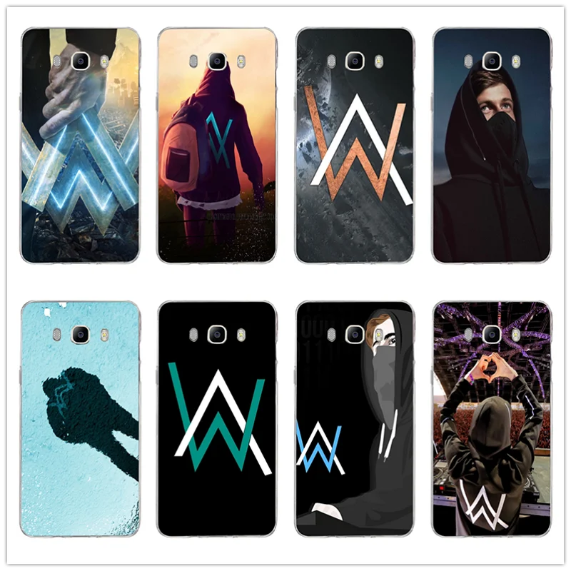 

For Samsung Galaxy J1 J2 J3 J5 J7 2015 2016 2017 Transparent Soft TPU Silicone Phone Cover Shell Pop Stars Alan Walker DJ Faded