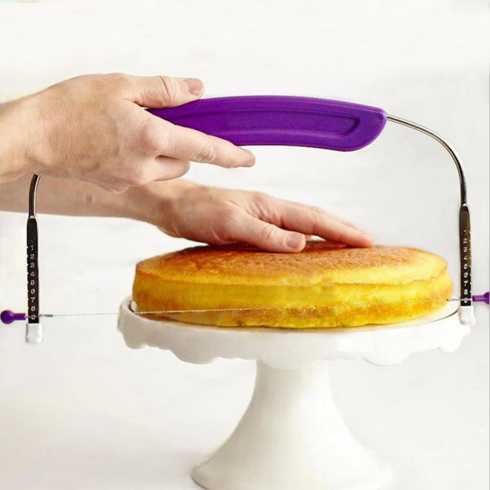 Stainless Steel Cake Cut Tools Adjustable Cake Slicer Device Decoration Mold For Baking Bakeware Kitchen Cooking
