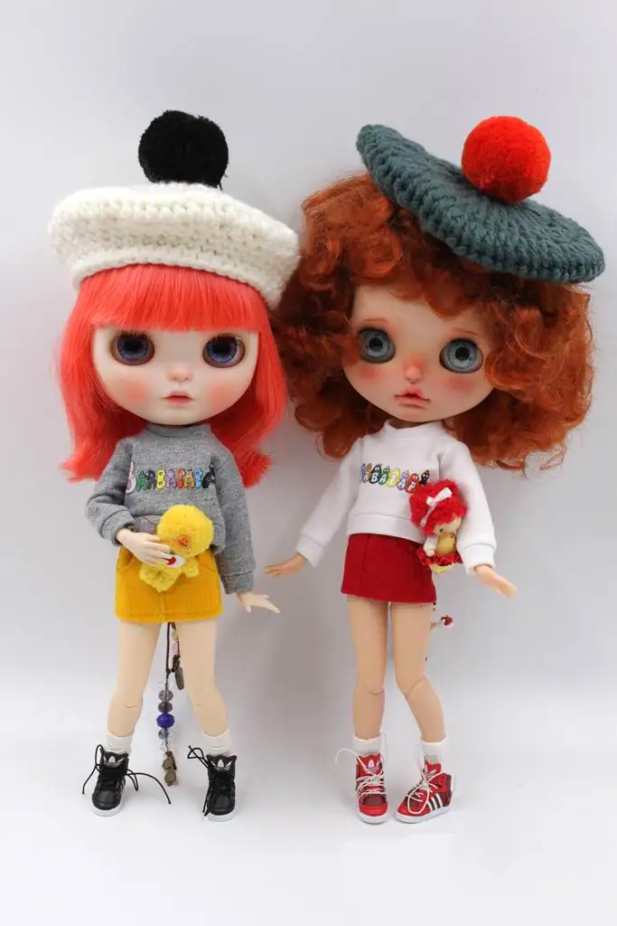 JSB03 Красивая Одежда для куклы BJD комплект из двух предметов милые костюмы для куклы Blyth короткая юбка с футболкой Одежда для куклы аксессуары для куклы