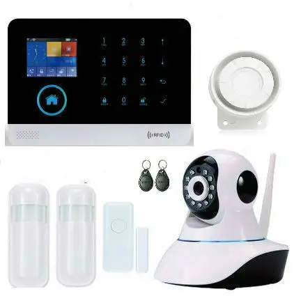 Yobang Security-WIFI GSM Alarm System For Home House Anti-theft Motion Detector Alarm Monitor Wireless Alarm+2 Remote Controller
