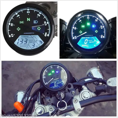CARCHET мотоцикл Lcd метр одометра тахометр спидометр низкий Контролер масла Lcd масломер аксессуары для мотоциклов