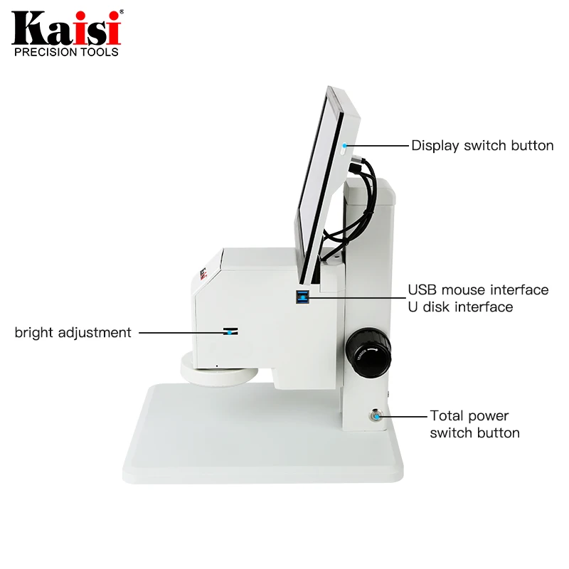 Industrial Digital Microscope 10-inch 1080P HDMI integrated display high-brightness LED light for laboratory,jewelry,medicine