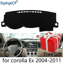for Toyota corolla EX 2004 2011 dashboard mat Protective pad Shade Cushion Pad font b interior