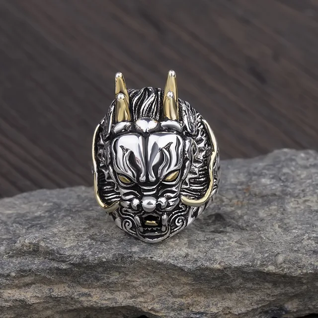 Bague dragon cuivre