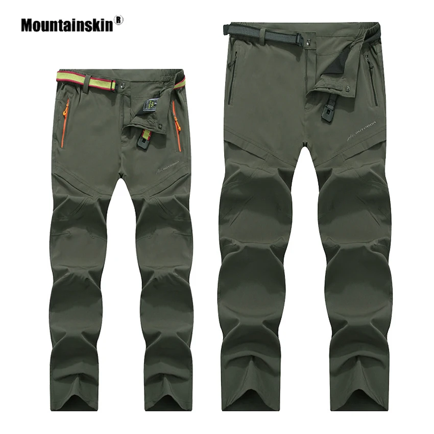 Mountainskin мужские и женские летние быстросохнущие походные брюки для спорта на
