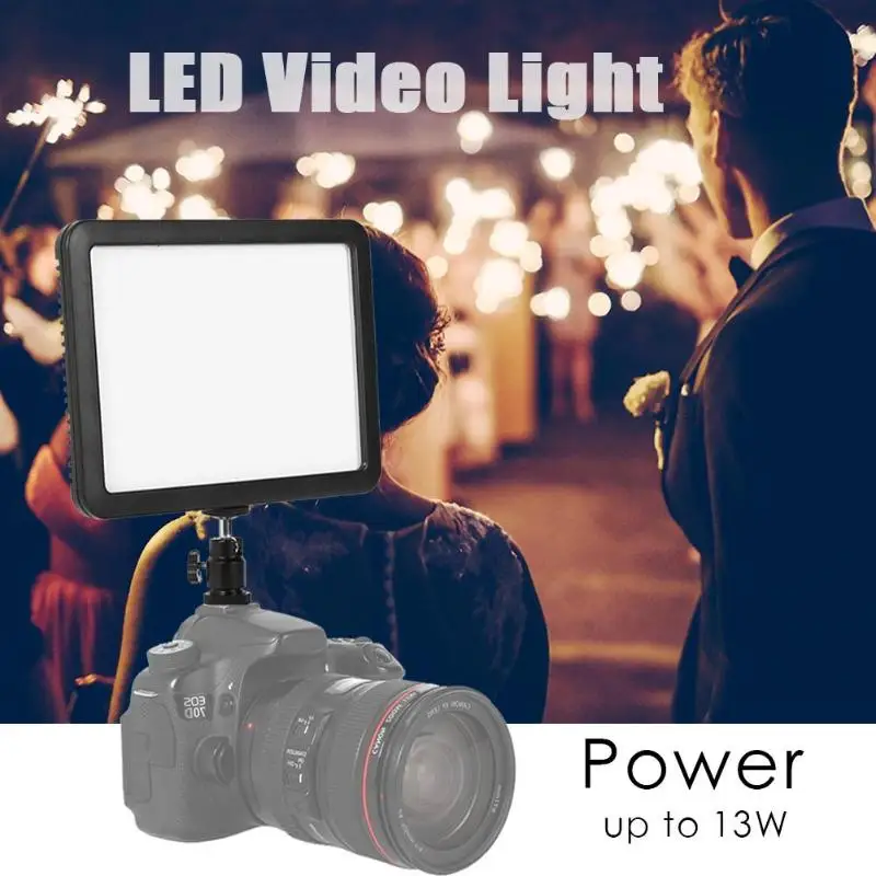 

124 LED Photography Fill Light for Canon Nikon DSLR Camera Studio Photo Video Mount Lighting Fill Light Studio Photo Accessories
