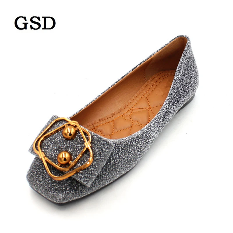 Sequined Cloth Shoes Women Ballet Flats Loafers Summer Moccasins Ladies Slip On Casual Flat