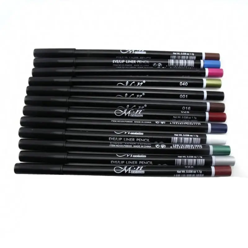 

Eyeliner 2017 Professional 12 Colors Eyebrow Glitter Shadow Lip EyeLiner Pencil Pen Cosmetic Makeup Set Kit drop ship 17sep13