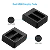 GTF 2PCS 3.7V 1050mAh Action Camera Battery for EKEN H9 H9R H3 H3R H8PRO H8R H8R pro SJ4000 SJ5000 batteries+1PC Dual Charger ► Photo 2/6