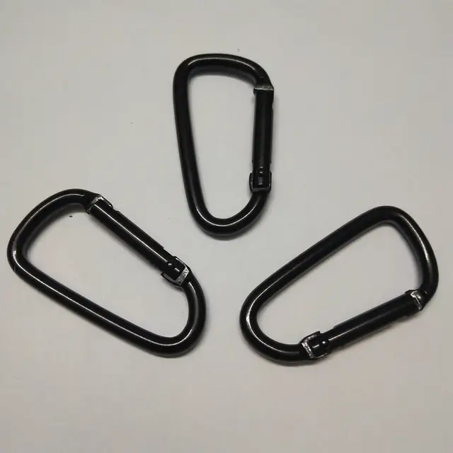 10 Pieces S Shape Metal Buckle Dual Spring Keychain Clip 2 Opening Snap Hook Durable Clip Key Chain Hook for Outdoor Activity Camping Fishing Hiking Traveling