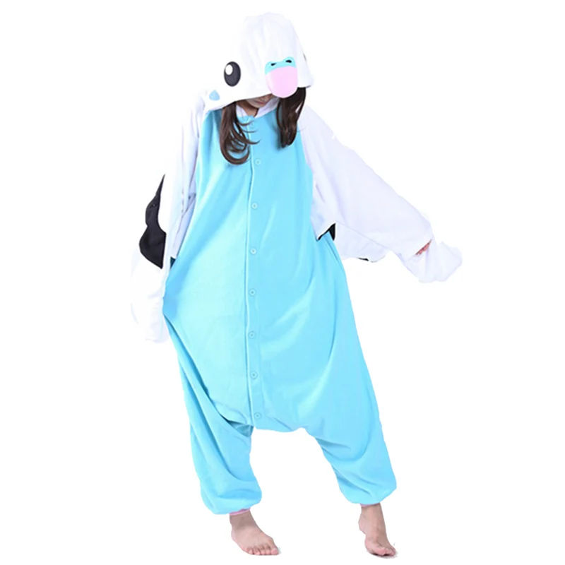 

Parrot Onesie For Adults Men Women Warm Animal Kugurumi Pajamas Overalls Couple Halloween Party Costume Jumpsuit Night Sleepwear