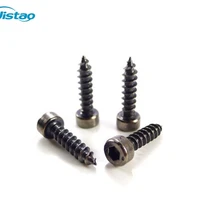 Внутренний шестигранный саморез M4 x 20 мм, предназначенный для фиксации динамика, черный цвет, 32 шт./лот