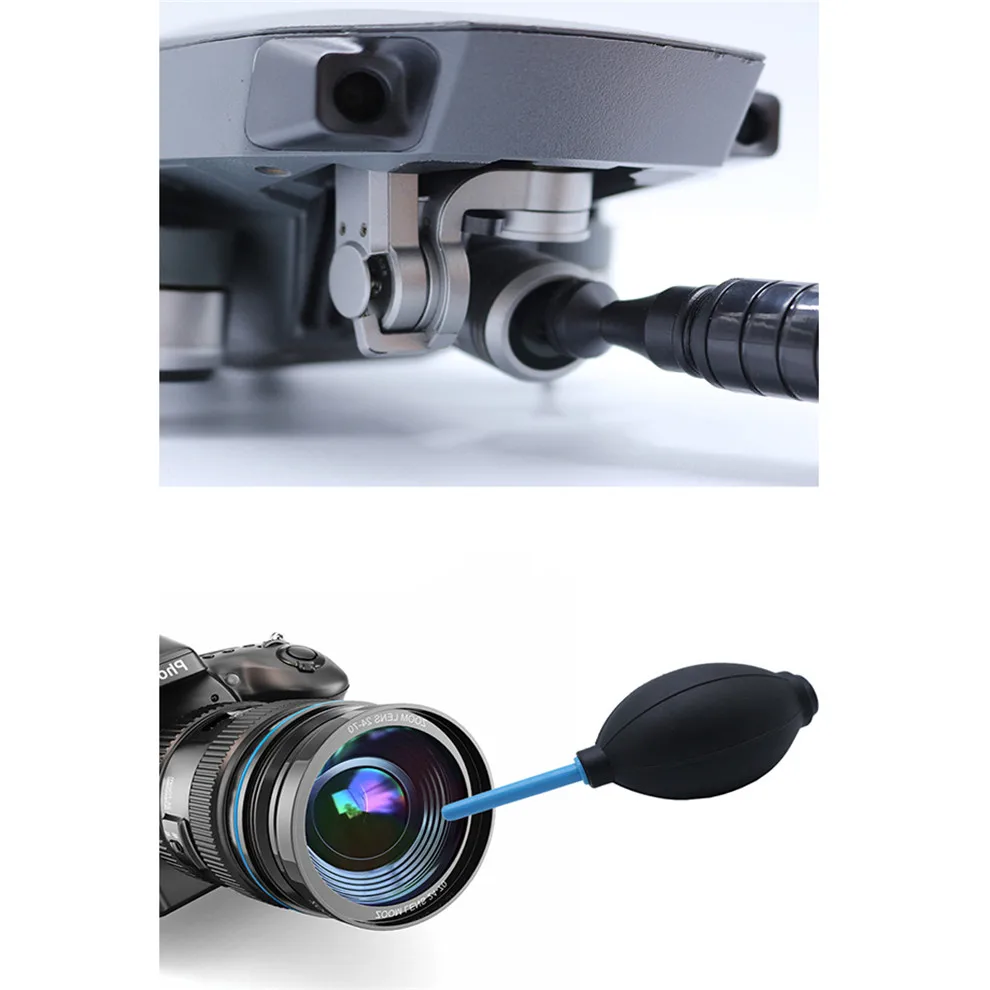 3 в 1 портативный набор для чистки камеры для DJI Mavic 2 Pro Zoom Mavic Pro Spark Phantom 3 4 Pro объектив для беспилотника PTZ камера/сенсор камера ручка