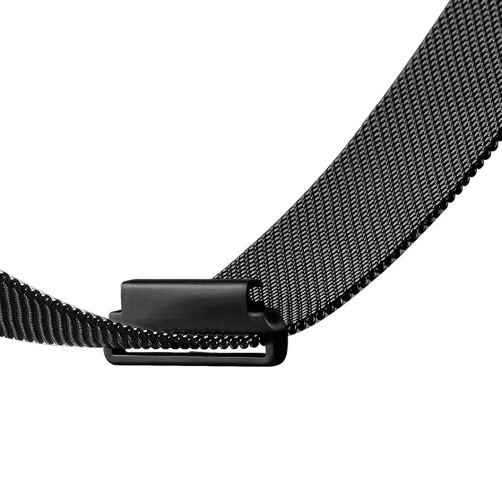Milanese Loop Band Stainless Steel Watch Bracelet Replacement Strap Milanese Loop Band Stainless Steel Watch Bracelet Replacement Strap For Pebble Time Round 20mm Bradley Timepiece Black Silver In Watchbands From Watches On