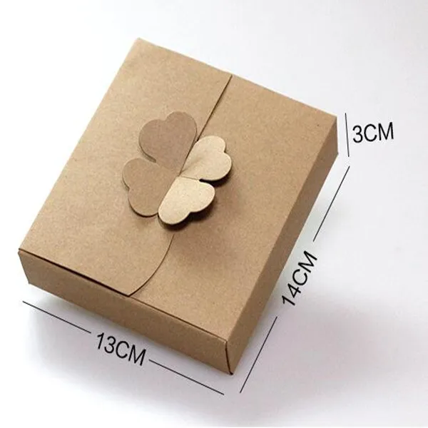 10pcs/lot Retail Kraft Paper Gift Package Boxes Gift Handmade Soap Packaging with Flower for Egg Tart Boxes PP828