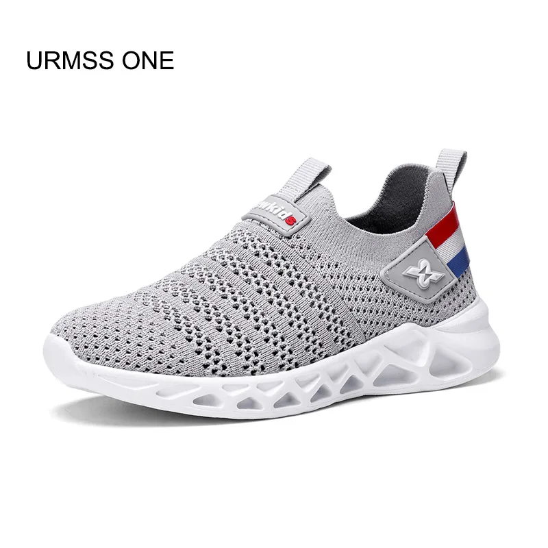 

Summer Kids Sneakers Casual slip-on Shoes Boys Girls Breathable Knit Socks Outdoors School Soft Running Shoes
