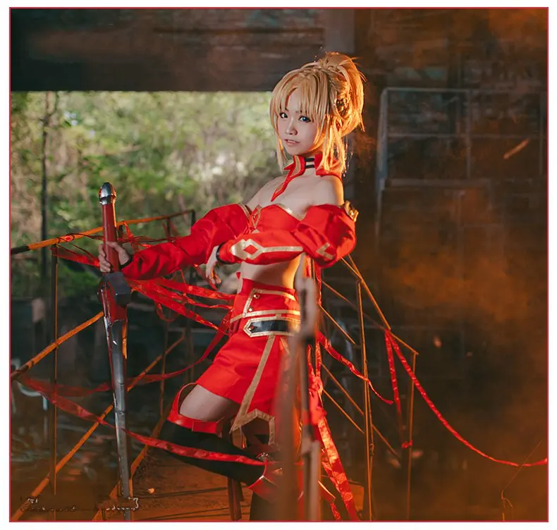Игровой костюм для косплея FGO Modred Аниме Костюм Saber Женский косплея| |