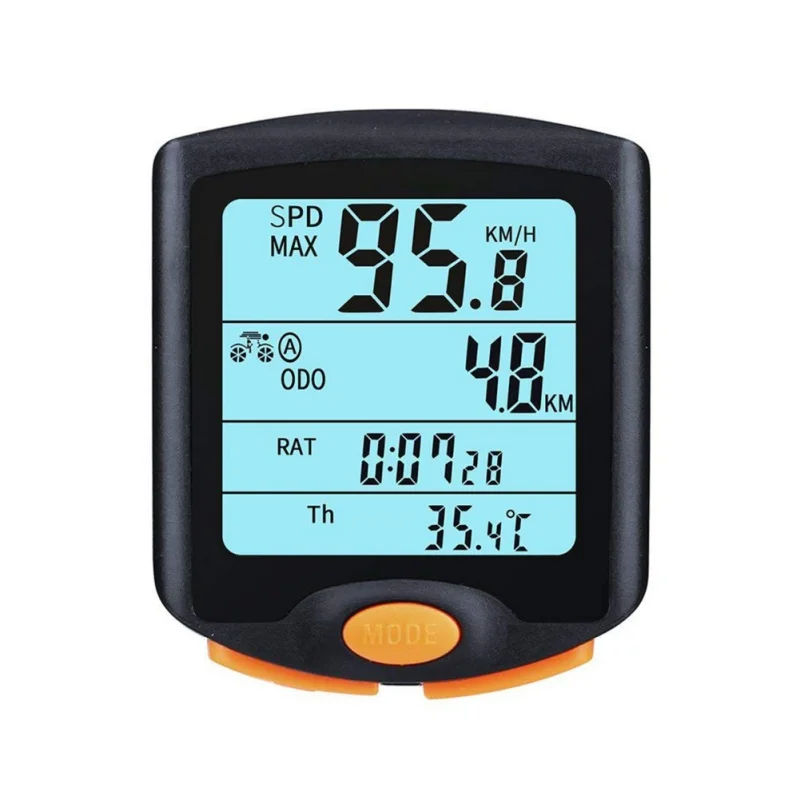 Bike Speed Meter Digital Bike Computer Multifunction Waterproof Sports Sensors Bicycle Computer Backlight Rainproof Speedometer