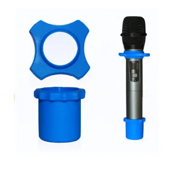 

Wired/wireless microphone soft silicone skidproof case mic anti-slip base non-skid ring KTV replacement drop resistance circle