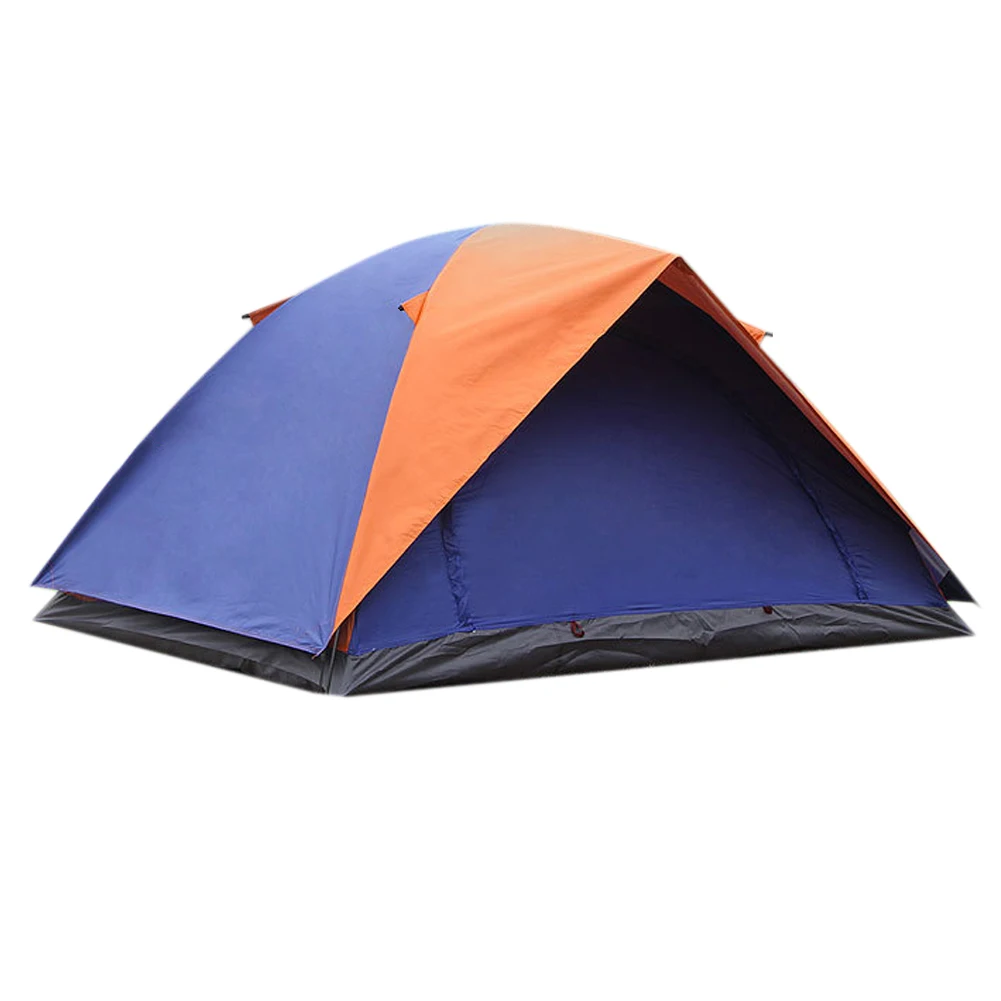 

2-Person Oxford Waterproof Camping Tourist Tent Double Layer Family Hiking Pinic Tents Automatic Opening Anti-UV Beach Tent