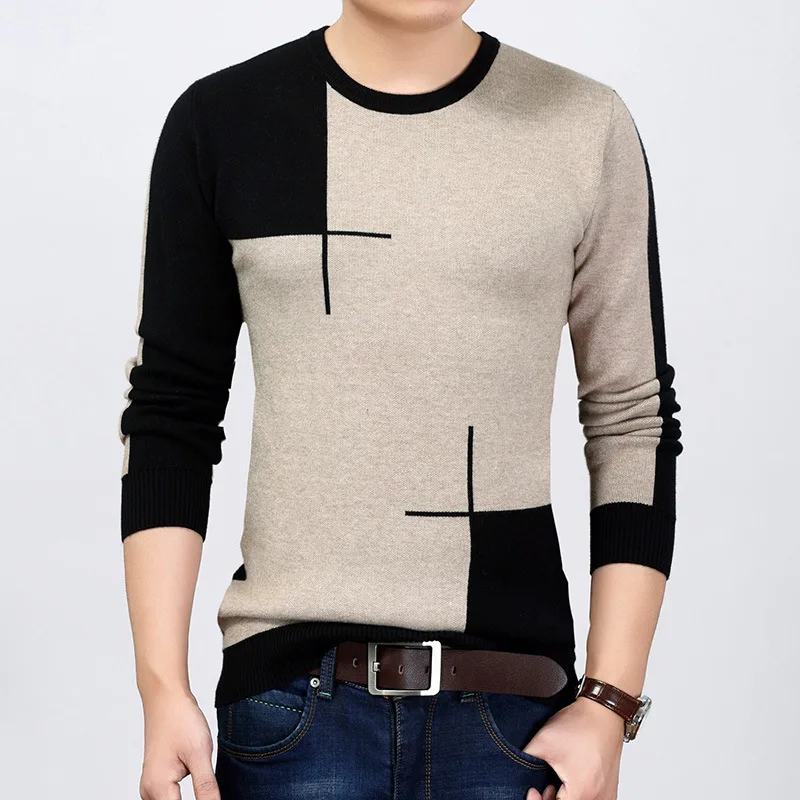 Men's Clothes 2019 Fashion Men T-shirt Slim Fit One Piece T-shirt Long Spring Autumn New O Neck Casual T-shirt Tee Shirt Homme