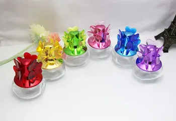 

30MLColored Glass Perfume Bottles High-end Flower Spray Empty Perfume Bottle 2PCS/LOT