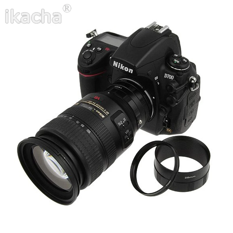 3 макроудлинительное трубчатое кольцо-адаптер для объектива для Nikon D800 D3100 D5000 D7000 D70 D50 D60 D100 Камера