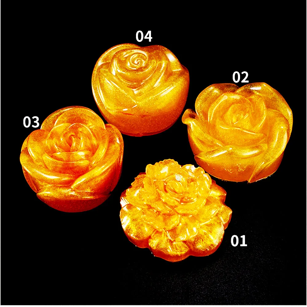 Большая 3D многофункциональная формочка для силиконовой подвески розы