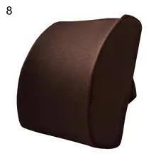 Автокресло офисное кресло памяти хлопок дышащий заднее сиденье поясничная Подушка Pad автомобиля Подушка под поясницу