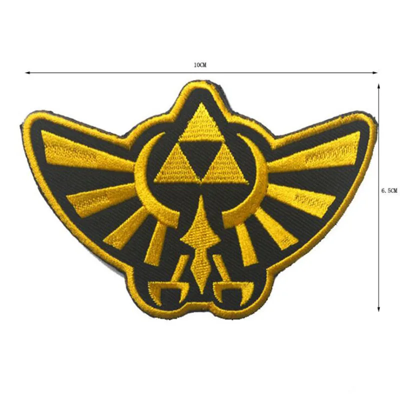 Вышитые наклейки Zelda Legends крылья нарукавники королевская эмблема логотип тактический военный значок одежда ткань