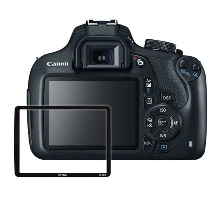 FOTGA PRO Optical Glass LCD Screen Protector For Canon EOS 1200D DSLR Camera 
