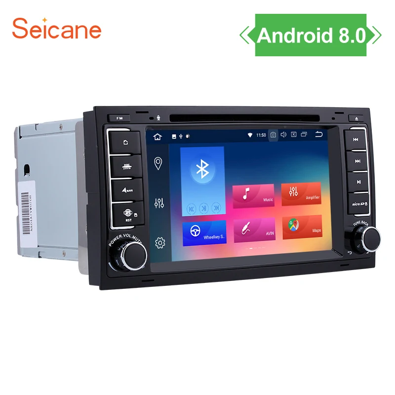 

Seicane Android 8.0 Car DVD Player For VW T5 Multivan Touareg Transporter support 3G WiFi OBD2 Mirror Link GPS Navigation
