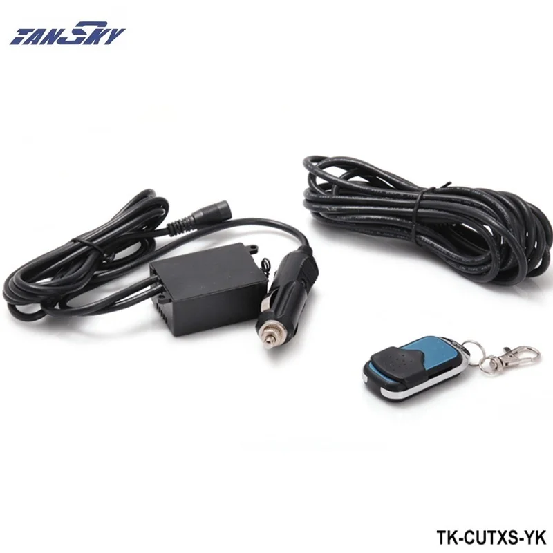 TANSKY - Wireless Remote control 12ft Wiring Harness For Valve Cutout System Dump For Ford Mustang 2005-10 V8 ZAP TK-CUTXS-YK