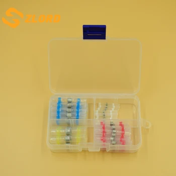 

Zlord 50pcs 100pcs Heat Shrink Soldering Terminals Waterproof Solder Sleeve Tube Electrical Wire Insulated Butt Connectors Kit