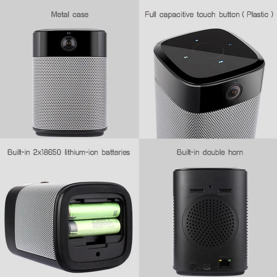 Panoramic 180Degree 1080P HD Wifi IP Camera Built-in Bluetooth4.2 2X5W Stereo Speaker Dual Card for Recording & Playing Free APP_F5