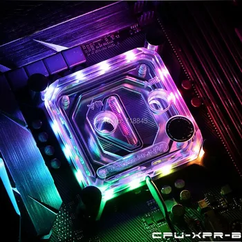 

CPU Water Block LED Light For Intel Sockel LGA775 LGA115x LGA2011 Series Plattform Acrylic Model New